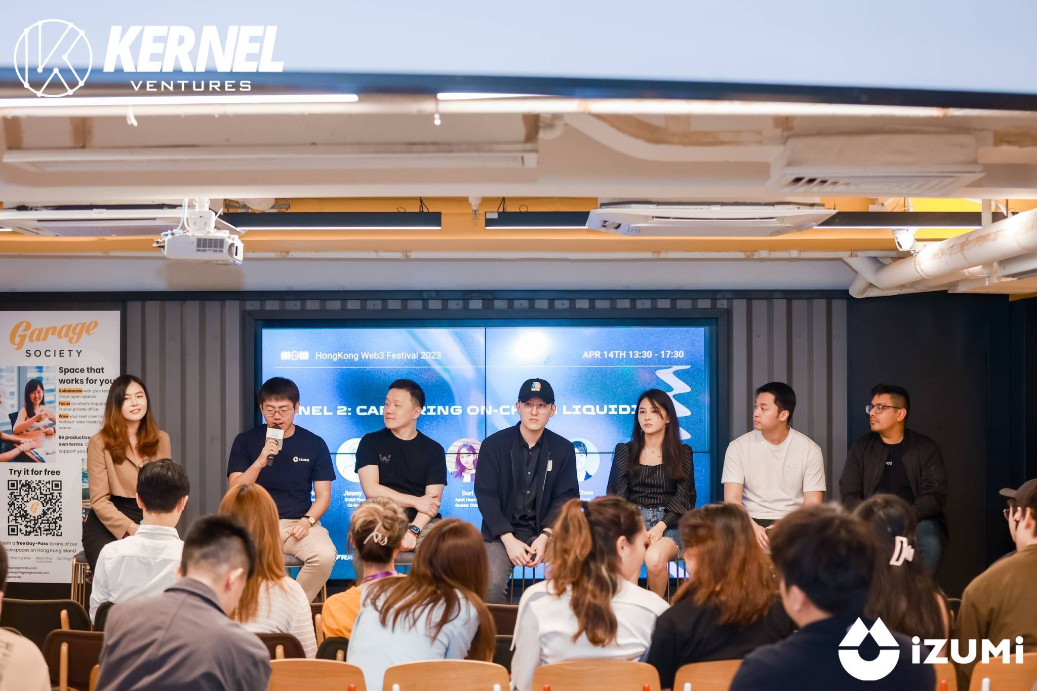 Convergence RFQ panel at Hong Kong Web3 Festival 2023 — Uwe Cerron speaking on DeFi